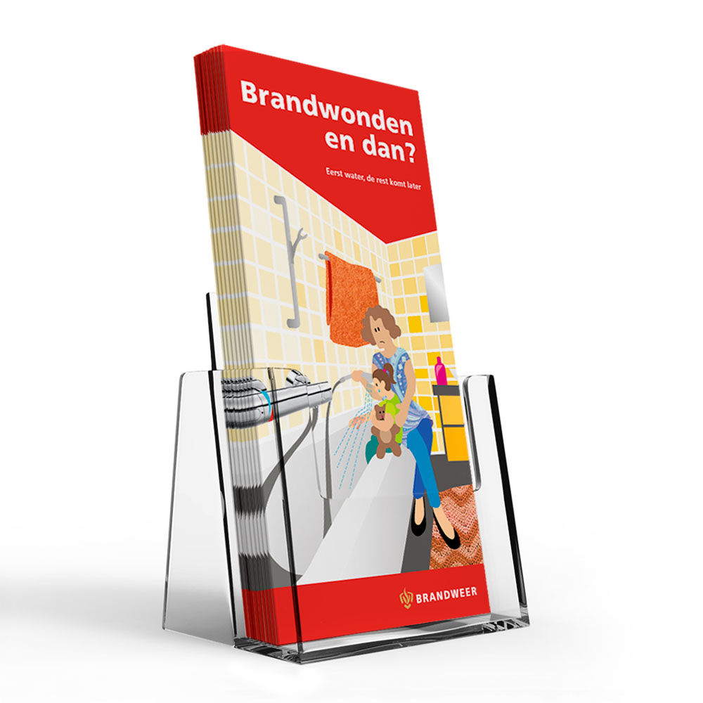 Jeanne Design • grafisch ontwerp folders Brandweer Nederland • publieksvoorlichting Brandveilig Leven
